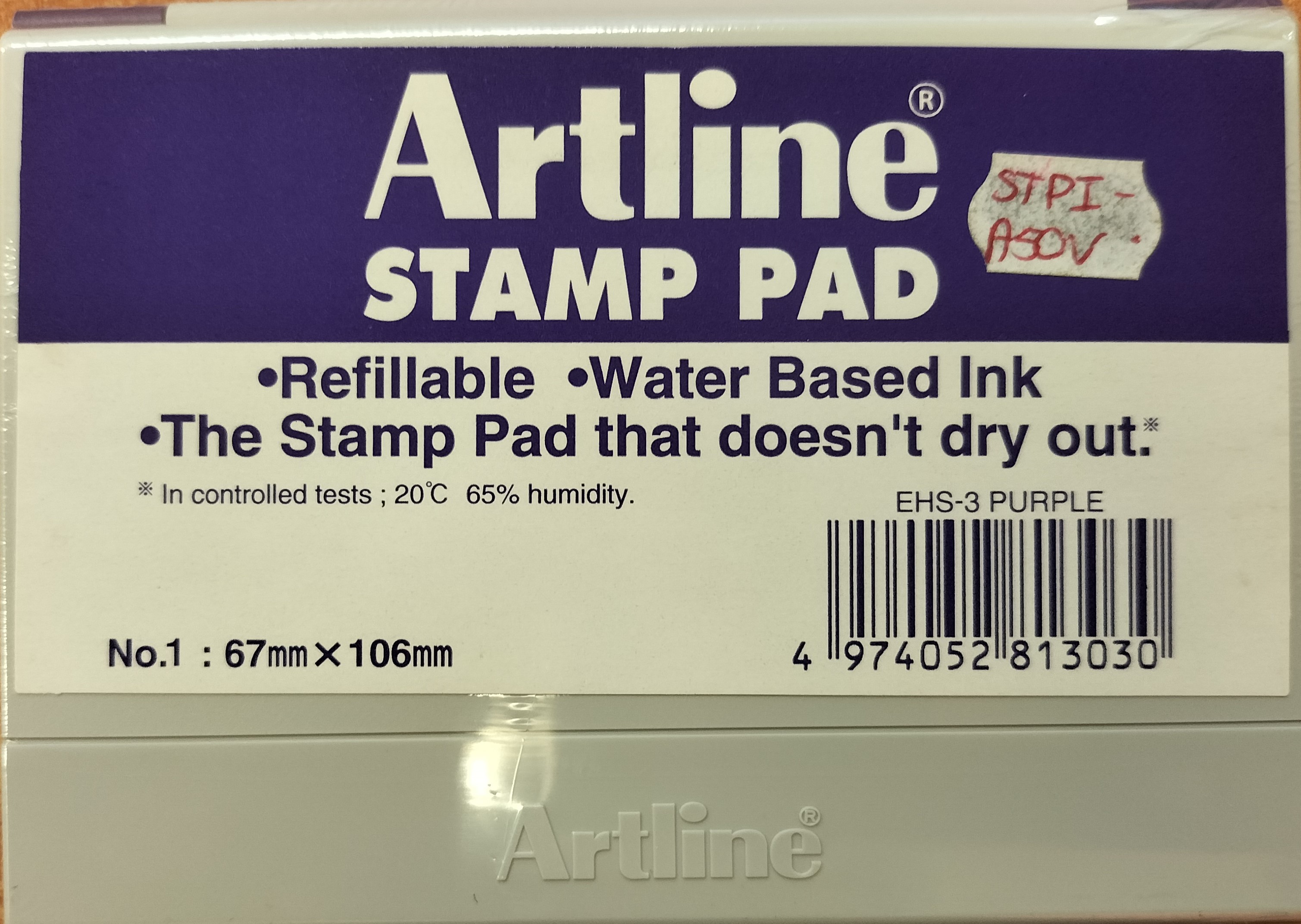 #1 Stamp pad 67x106mm Violet